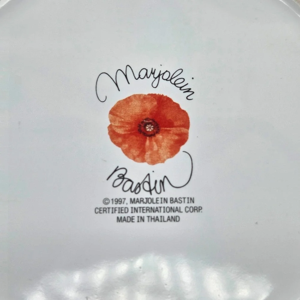 VINTAGE Marjolein Bastin Wildflower Meadow‎ Teapot Certified International 1997